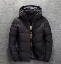 Load image into Gallery viewer, 2019 Winter New Jacket Mens Quality Thermal Thick Coat Snow Red Black Parka Male Warm Outwear Fashion White Duck Down Jacket Men
